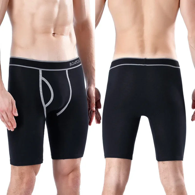2026 novo estilo de algodão voar boxer perna longa roupa interior para o homem shorts tamanho grande e calcinha homme marca luxo boxerhomme cuecas — image 5