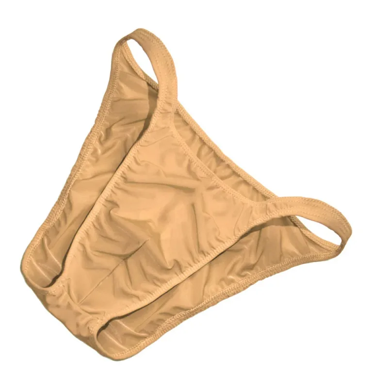 Ice Silk U Pouch Men Underwear Low Waist Bulge Briefs Male Seamless Bikini Slips Hombre Breathable Exotic Lingerie
