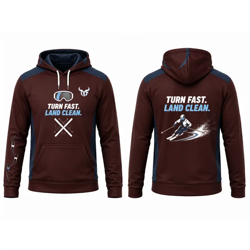 Ski-themed 3D Print Sports Style Hoodie Autumn Men Women Long Sleeve Pullover Hoodies Outdoor Street Fashion Casual Sweatshirt