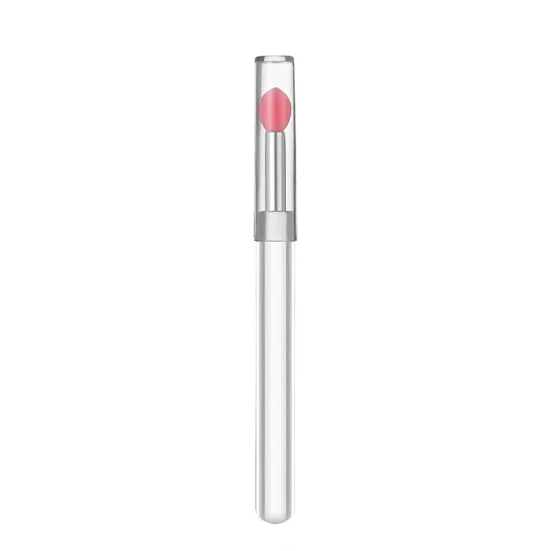 Brosse à lèvres en Silicone, baume à lèvres, masque, avec ventouse, couvercle Anti-poussière, pinceaux de maquillage, brosse à Film pour les lèvres, couvercle Anti-poussière Anti-perte