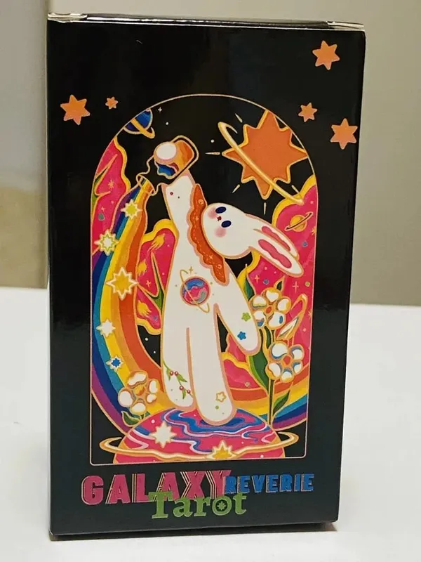 Κάρτες Ταρώ Galaxy Reverie 78 τμχ Κάρτες Ταρώ με θέμα χαριτωμένο κουνέλι Περιμένετε Επιτραπέζια παιχνίδια