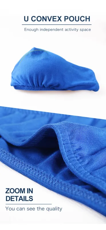Men's underwear with a U-shaped protruding modal, thin, elastic and sexy low-waisted tight underpants — image 15