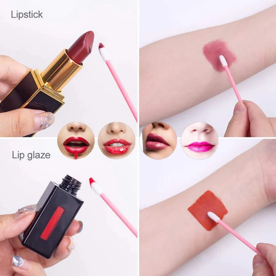 50/100/300/500pcs Eyebrow Eyelash Brushes Eyelash Spoolies Mascara Wands Applicator for Eyelash Extension Makeup Tool LAUKISS — image 4