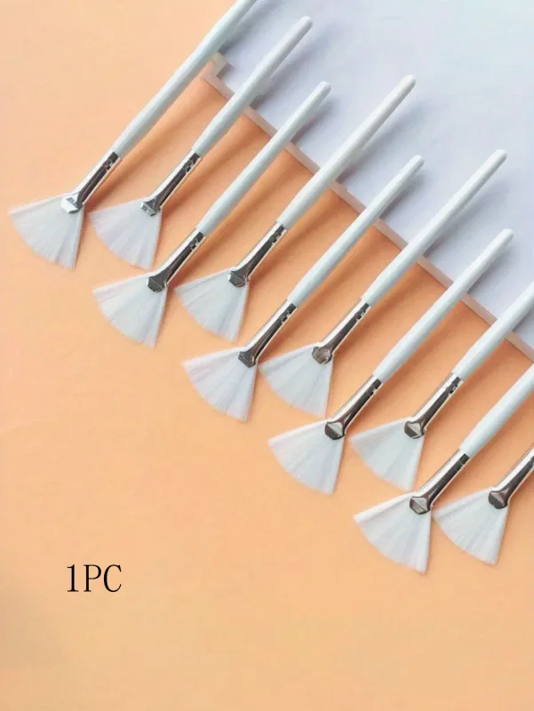 Pinceaux de maquillage multifonctionnels en forme d'éventail, pour masque Facial, huile essentielle, outils de beauté pour femmes, 1/3 pièces