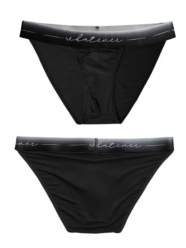 1pc Men's Sexy Semi-sheer Briefs - Ice Cold Fabric Printed Waistband Breathable Sweat-Wicking Soft Casual Daily Men Underwear — image 5