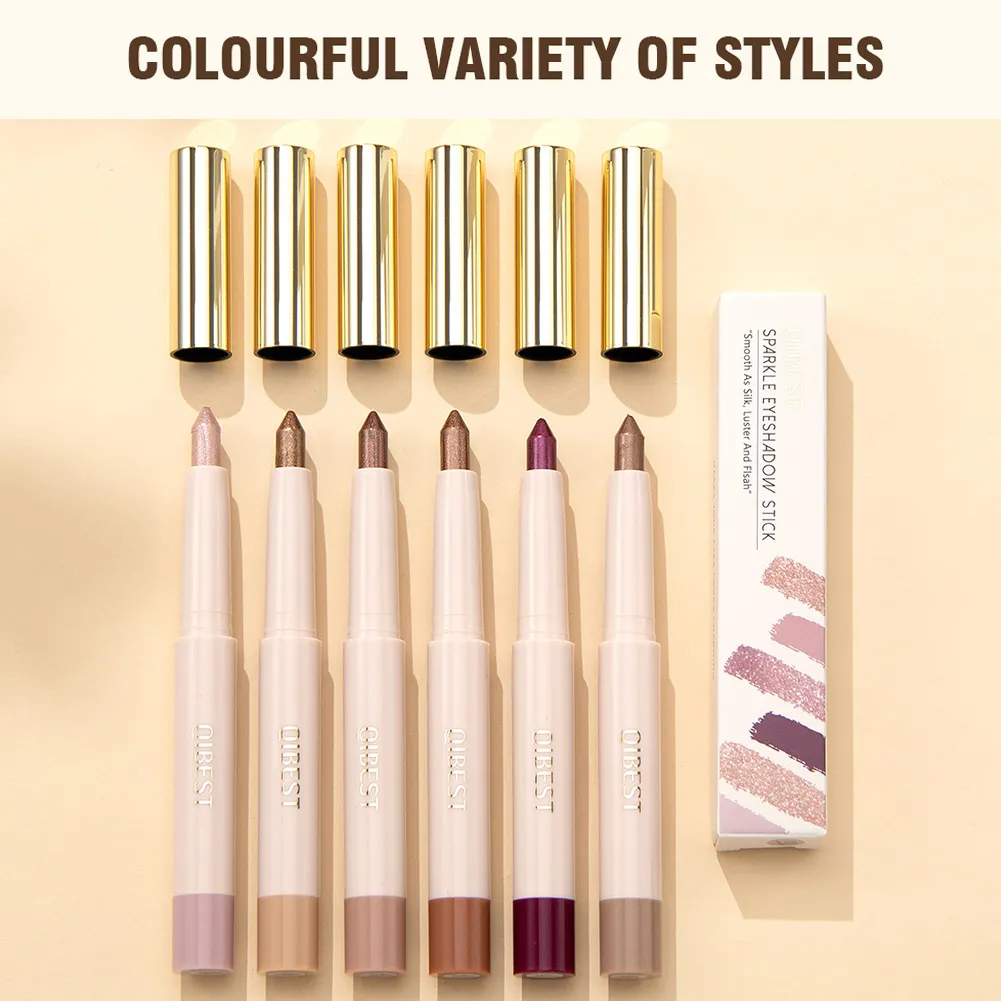 1Pc Shiny Champagne Eyeliner Pencil Glitter Eye Shadow Lying Silkworm Pen Waterproof Beauty Cosmetics Women Makeup — image 6