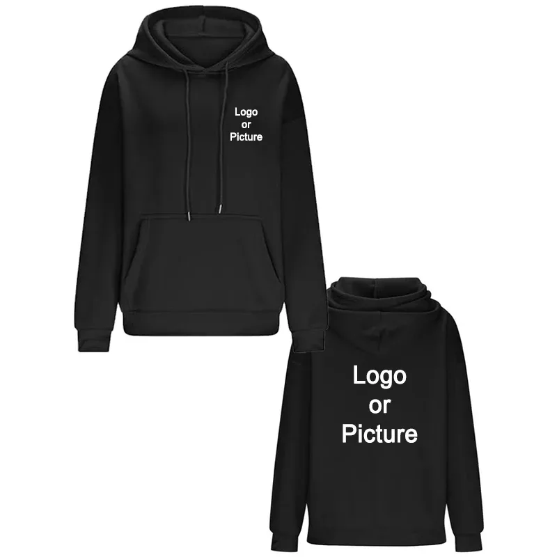 Diy design oversize hoodies moda feminina personalizado impresso solto manga longa ombro gota manguito sweathsirts pullovers sudadera — image 1