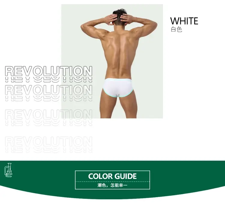 0850 cuecas masculinas sexy, cuecas de algodão confortáveis e respiráveis, atacado, cuecas masculinas — image 9