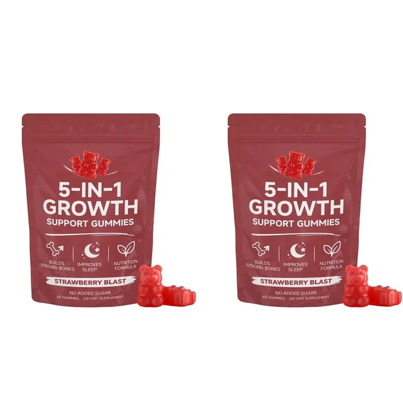 Nutrition Gummies με βιταμίνη K2 D3 ασβέστιο και μαγνήσιο για υγεία και χαλάρωση των οστών Υποστήριξη ευεξίας ύπνου Ενήλικες 60 Gummies — image 8