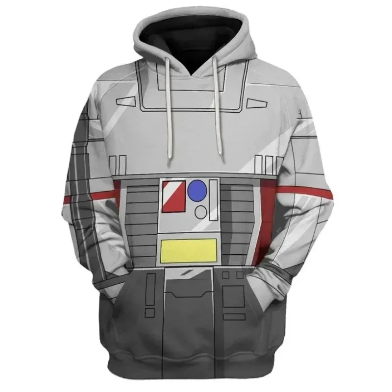 Bandai Brand's New 2026 Autumn-winter Collection Features A Stylish Cosplayer Men's Hooded Sweatshirt Inspired By Transformers