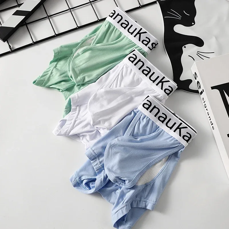 Mens Modal Underwear Boxer Shorts Convenient Pouch Opening for Male — image 3