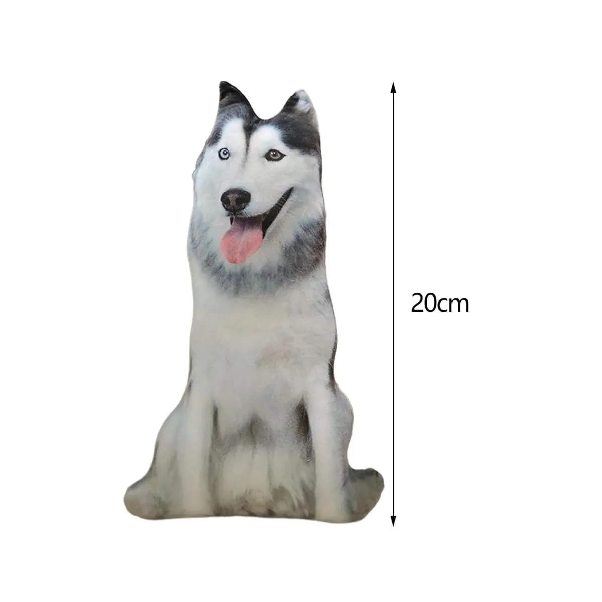 3D Dog Throw Pillow Μαξιλάρι για ριχτάρι ζώων για καναπέ-κρεβάτι γραφείο — image 3