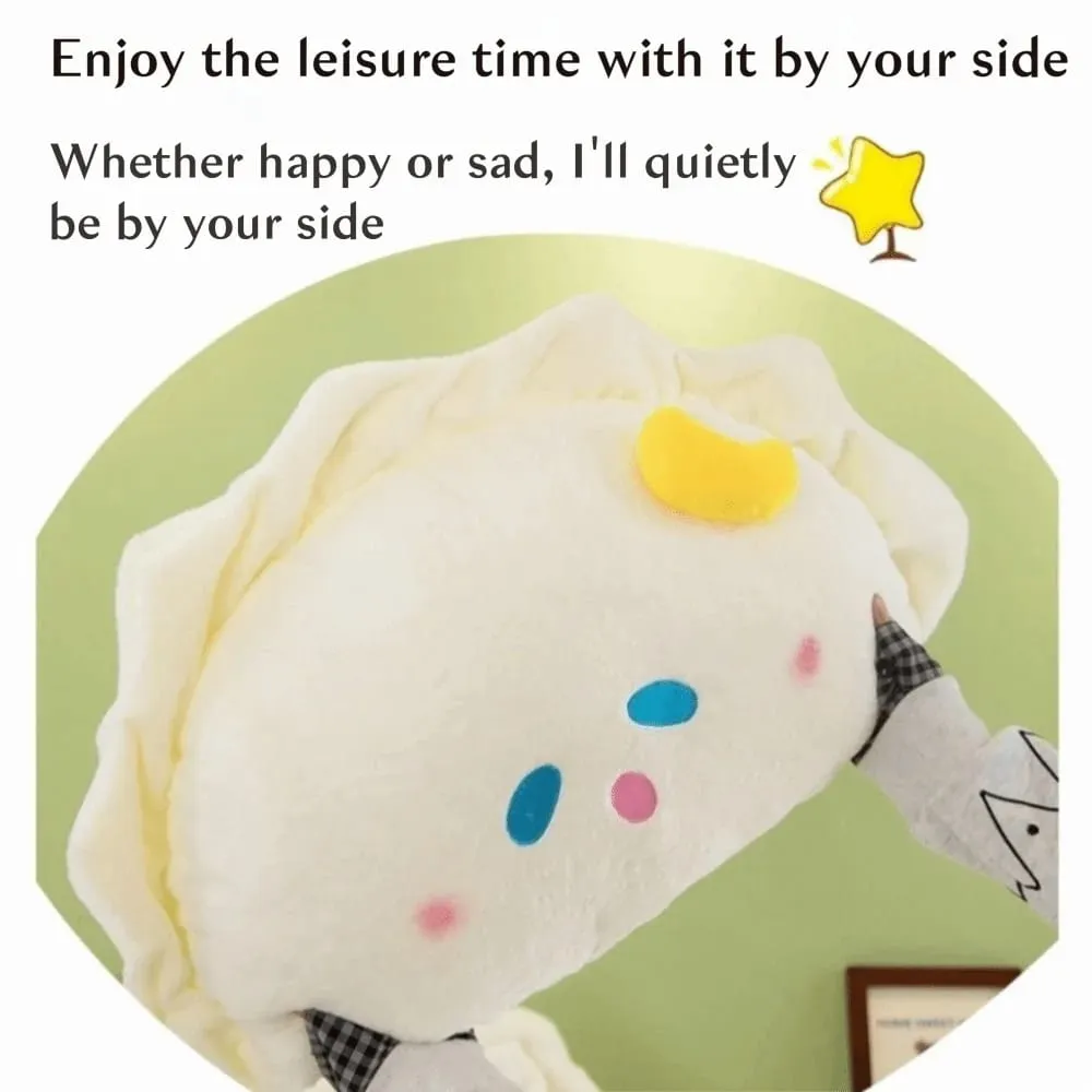 Χαριτωμένο βελούδινο μαξιλάρι 50cm Cartoon Moon Dumpling Doll Stars Apple Cloud Doll Υπέροχο δώρο — image 10