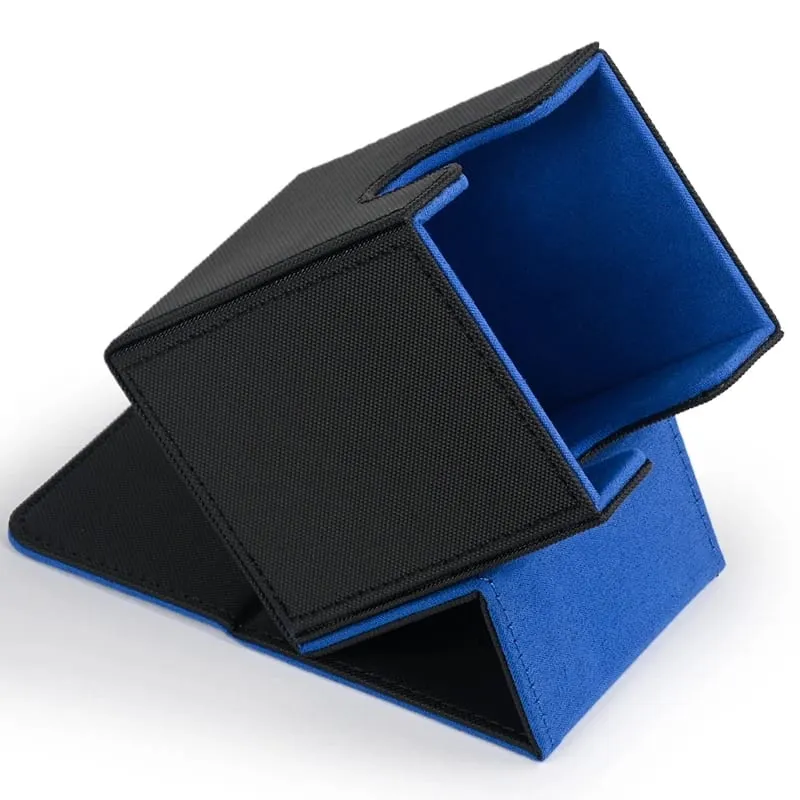 Card Deck Box Θήκη για κάρτες Χωράει 100+ κάρτες με μανίκια PU Δερμάτινο κουτί αποθήκευσης καρτών για κάρτες συναλλαγών παιχνιδιών TCG. — image 3