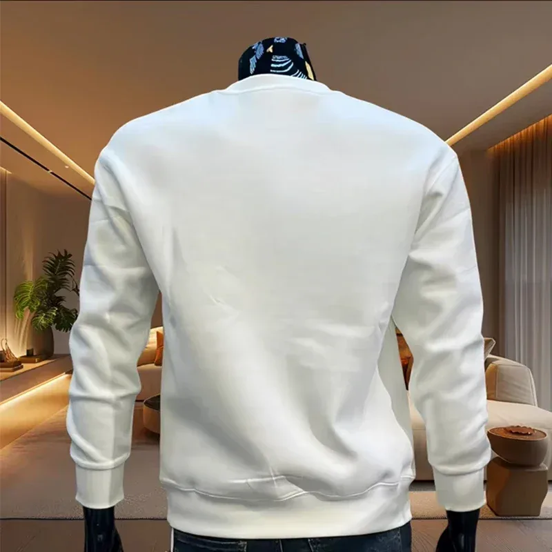 2026 Spring Autumn Outdoors New Fashion Quality Hot Sales Sports Comfortable Casual Men's Sweatshirts Print O-Neck Tops Jogging