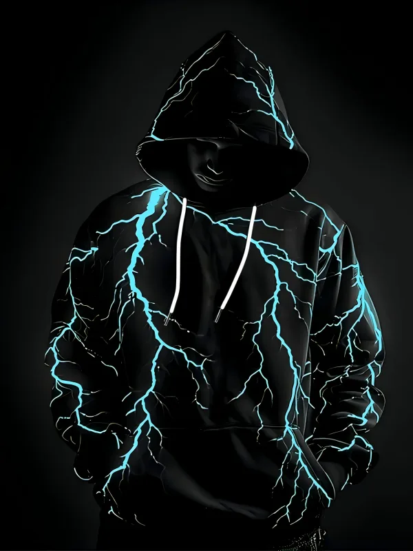 Panlalaking winter-spring hooded sweatshirt na may 3D print na komportable at malambot na uso at kaswal na streetwear na istilo — image 6