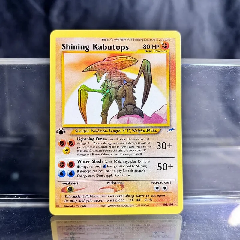 Holographic PKM Single Cards Charizard EX Pikachu 1st Edition Neo Mewtwo Συλλογή καρτών μεσολάβησης PTCG Battle Cards Παιχνίδια Δώρα