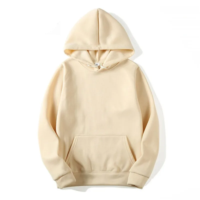 Homens Hoodies Mulheres Pulôver Primavera Outono Casual Moletom Com Capuz Cor Sólida Hoodies Oversize Moletom Preto Para Masculino — image 9