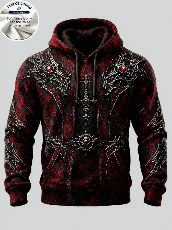 Português: Halloween casa assombrada fantasma abóbora morcego estampa moletom masculino forrado de lã POD moletom casual pulôver de manga comprida — image 5