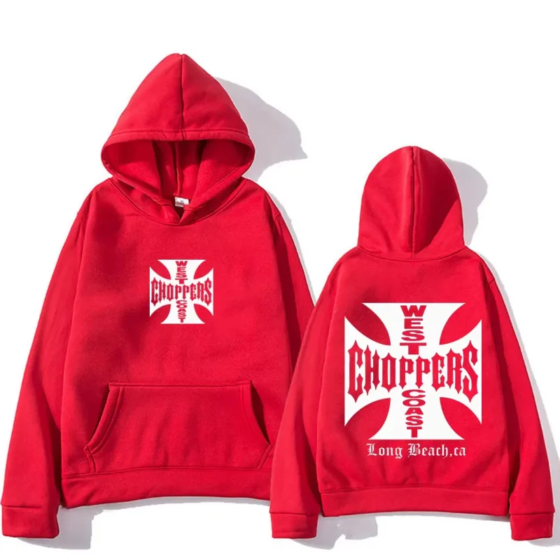 Paul Walker West Coast Choppers Hoodie Herr Dammode Mode Topp hiphopkläder Fleece långärmad vintagetröja