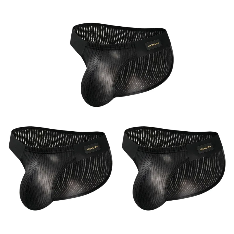 1/2/3PCS New Men's Premium Mercerized Cotton Briefs Ultra‑Thin Breathable Silky Soft Fitness Gym Daily Wear Men Underwear — image 35