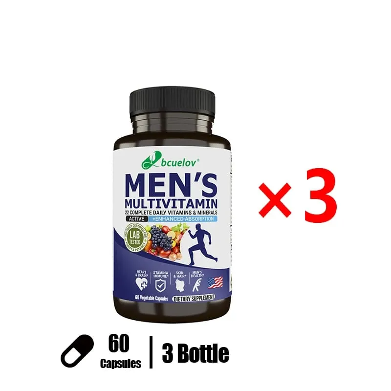 Men’s Multivitamin & Mineral Capsules High Absorption Antioxidant Supplement for Energy Immune Bone Skin & Overall Wellness — image 10