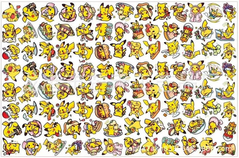 Pokemon Acrylic DIY Patch Kawaii Pendant Ειδικού σχήματος κοπής Anime Cartoon διπλής όψης Υλικό φουρκέτας μπρελόκ εκτύπωσης — image 14