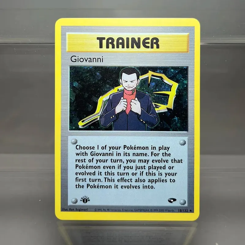 PKM Cards Edition 1st Gym Challenge 1996 Base Set Single Foil Cards Mewtwo Gengar Raichu Card Collection Cards PTCG Proxy Cards — image 14