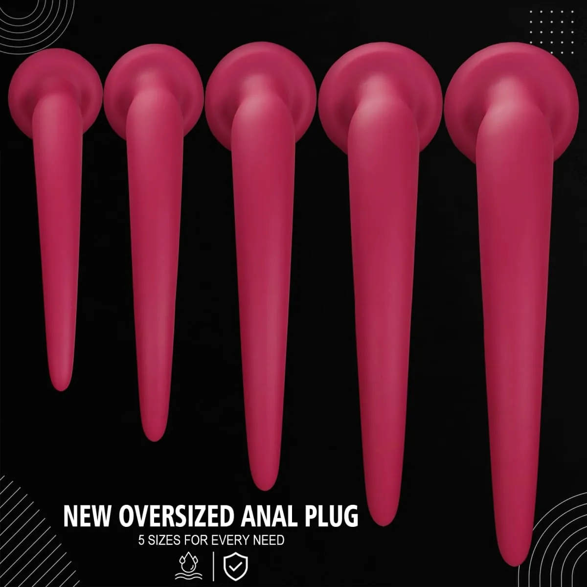 66cm Super Long Huge Anal Plug Big Thick Butt Plugs Training Anal Dilator Toy Prostate Massager Adult Anal Sex Toy For Women Men