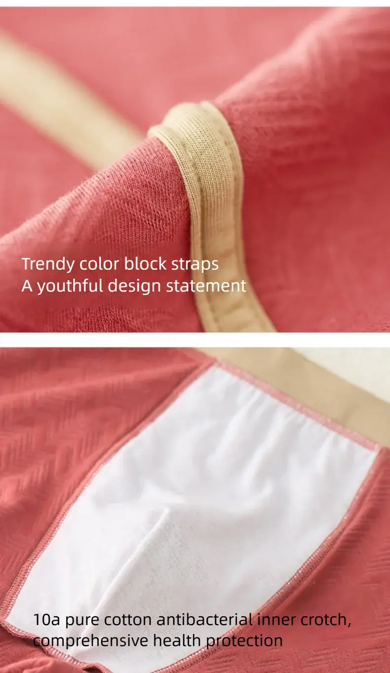 3PC 100% Cotton Men's Underwear Autumn Winter New 10A Antibacterial BoxerShorts Loose Comfortable Men's Quadrangle Underpants — image 11