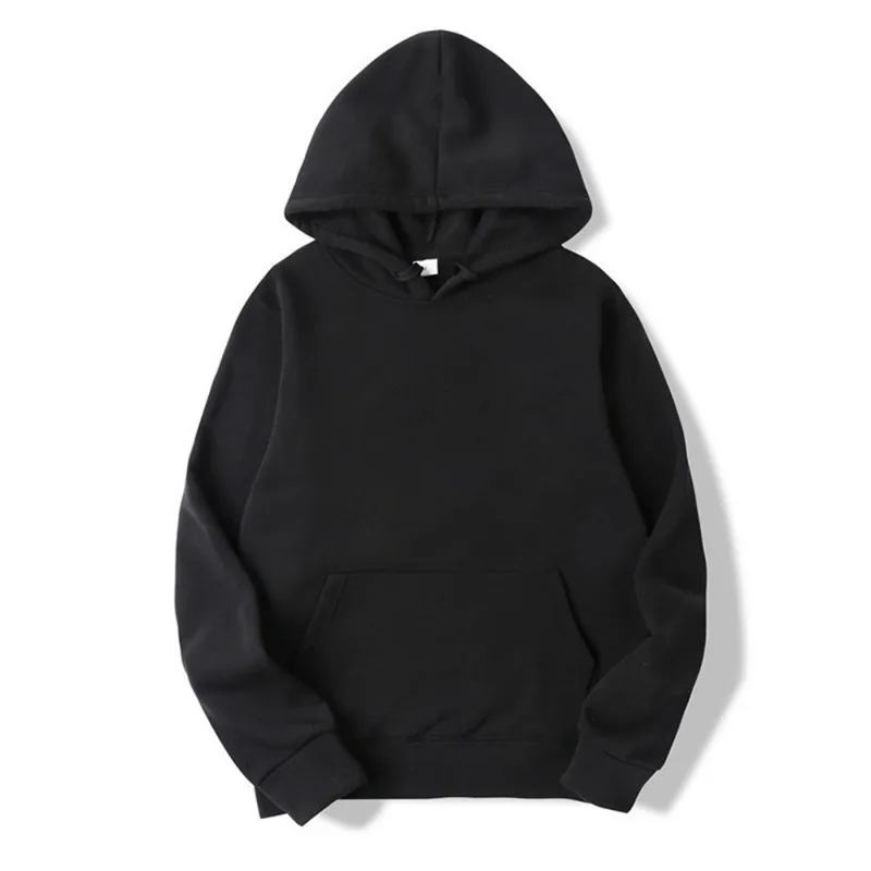 Homens Hoodies Mulheres Pulôver Primavera Outono Casual Moletom Com Capuz Cor Sólida Hoodies Oversize Moletom Preto Para Masculino