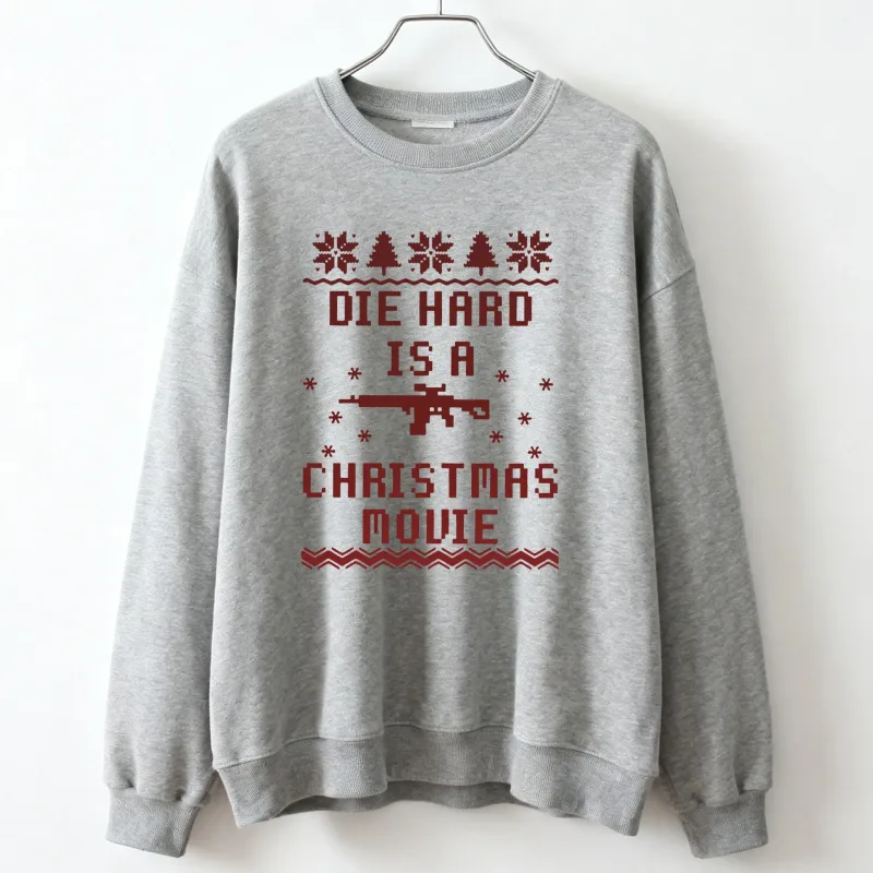 Nu har jag ett maskingevär Die Hard Mclane Naktomi Plaza Unisex Jumper Sweater Herr Dam Nyhet i Tröjor & Sweatshirts Pullover — image 3