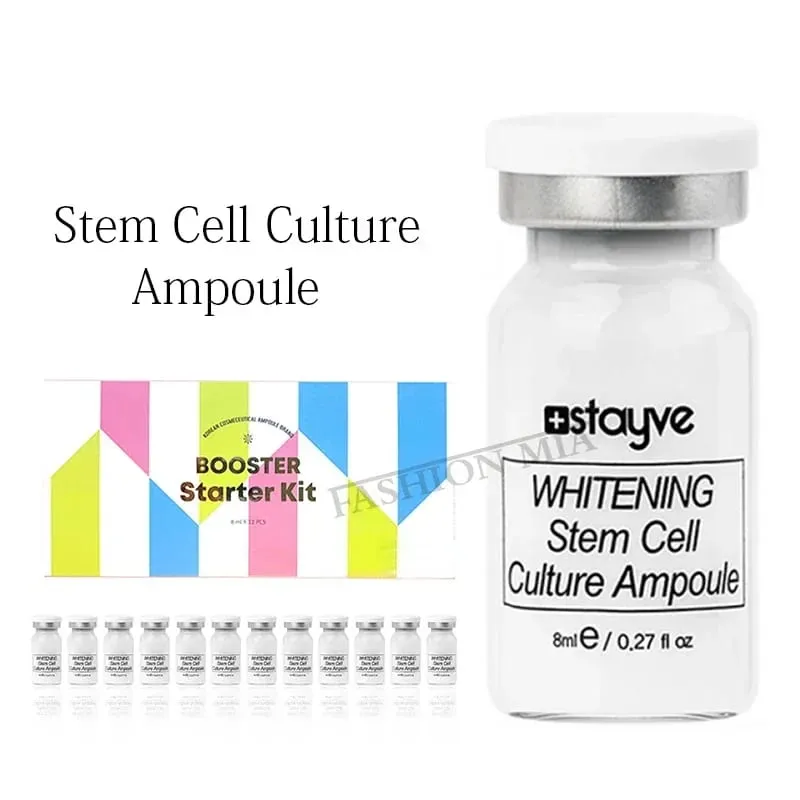 סלמון DNA/פפטיד קוריאה Stayve מקורי 8 מ"ל ערכת איפור BB Cream Glow זוהר Hyaluronic Serum Ampoule Foundation Skin Care Beauty