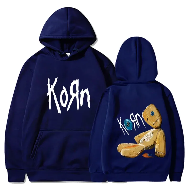 Korn Rock Band Hoodies Spring Autumn Pullover Men's Fashion Printed Hooded Sweatshirt Loose Casual Daily Streetwear Sweater Tops — image 3