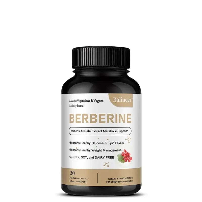 Κάψουλες Berberine 500 Mg - Προωθεί την υγεία του καρδιαγγειακού συστήματος και της χοληστερόλης Υποστήριξη υγιούς διαχείρισης βάρους και ανοσοποιητικού συστήματος — image 8