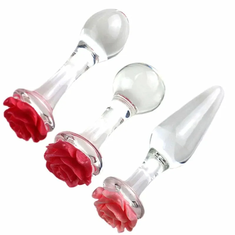 Glass Dildo Anal Bead Butt Plug Erotic Fetish Butt Plug G Spot MasturbationCouples Flirting Adults Games Sex Toys For Women Gay — image 6