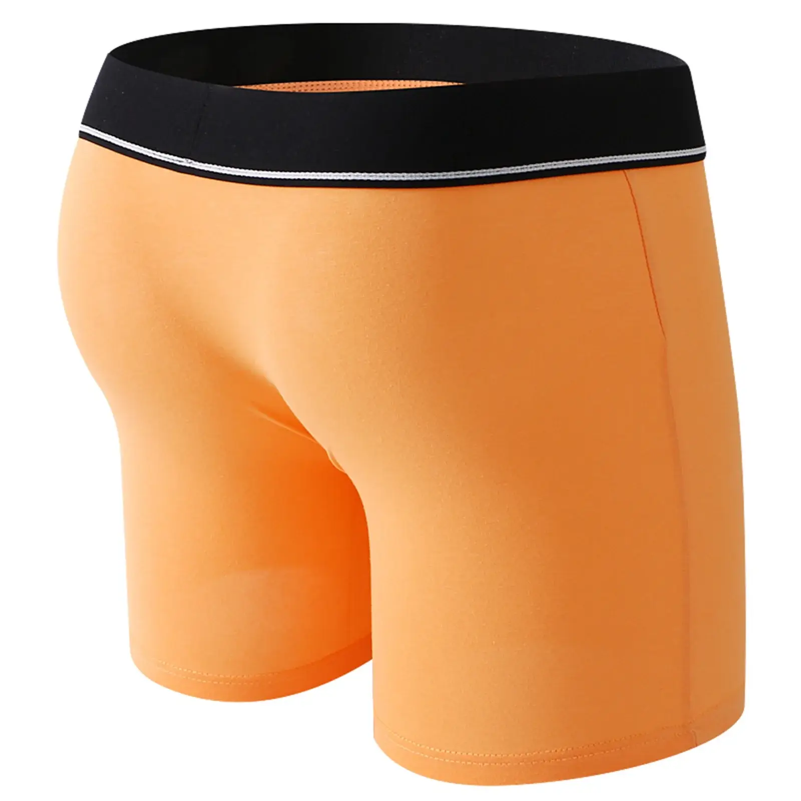 Anel peniano masculino sexy jock buraco boxers cockring homem shorts roupa interior calcinha de algodão bolsa aberta cuecas longas boxershorts — image 8