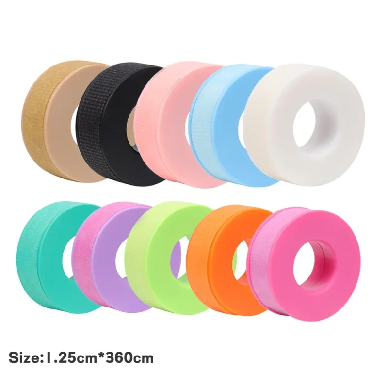 5/10Rolls Silicone Gel Tape for Lash Extensions Non-Woven Breathable Sensitive‑Skin Under‑Eye Patch Lash Tape Makeup Tool Supply — image 18