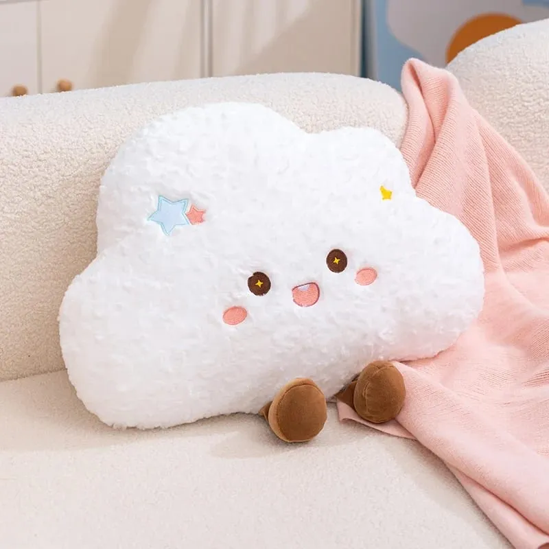 Χαριτωμένο καρτούν Rainbow Cloud Μαξιλάρι Kawaii Γεμισμένο Μαξιλάρι Μαλακό Γέμισμα οικιακού γραφείου Αυτοκινήτου Μαξιλάρι ύπνου Πλάτη Καλά δώρα — image 8