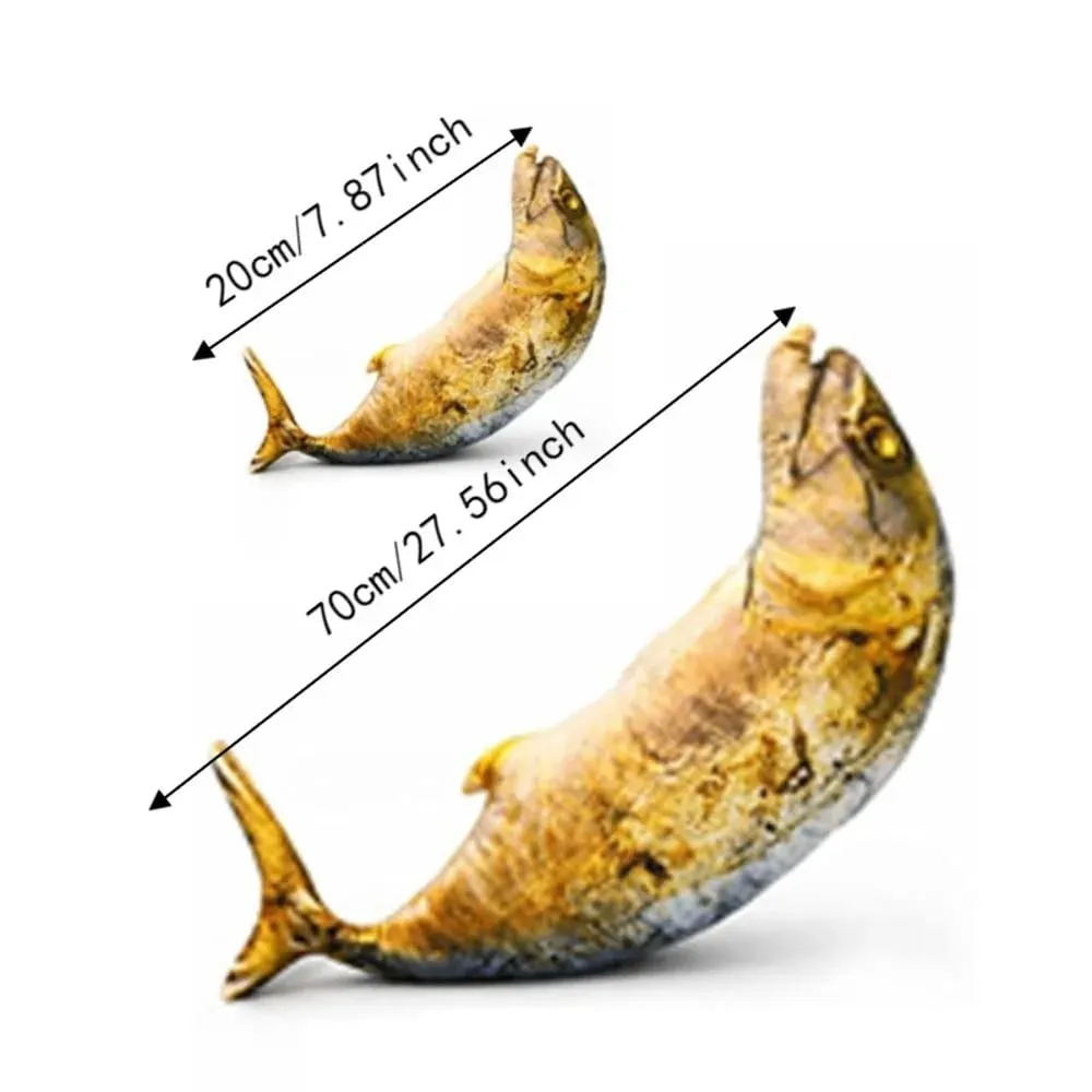 New Realistic Mackerel Plush Pillow Plush Soft Stuffed Fish Plush Toy Food Plush Toy Sofa Bed Decor — image 5