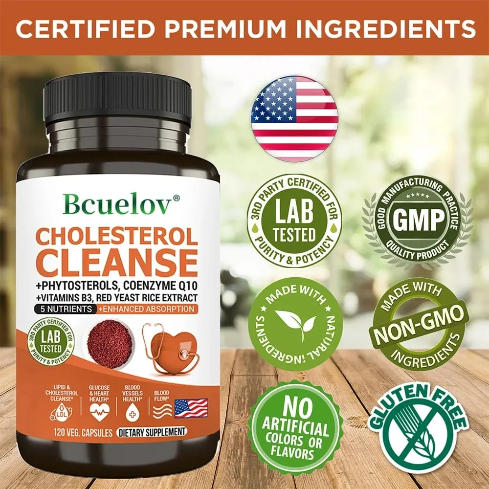 Cholesterol Cleanse Supplement - Helps Lower Cholesterol Levels and Promotes Healthy Cardiovascular and Arterial Circulation — image 5