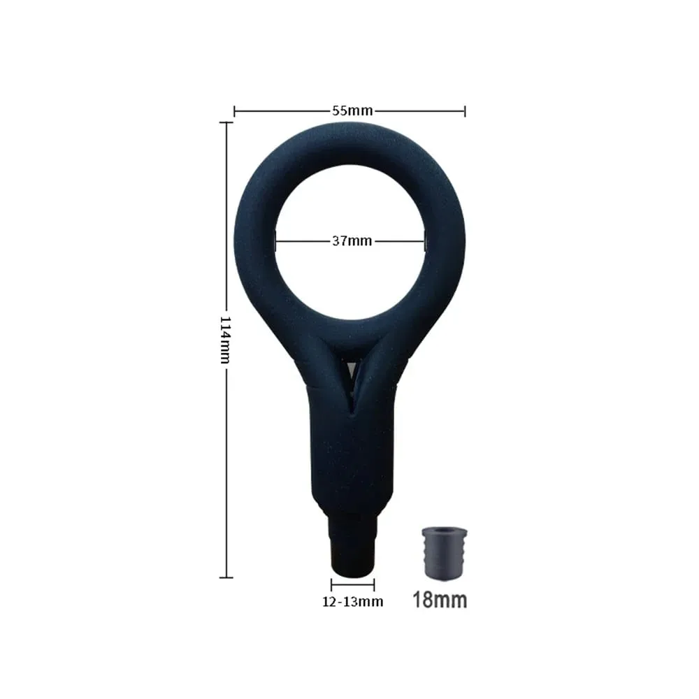 Men's vibrating masturbator electric masturbation ring training and relaxation device fascia gun adult head sex toy