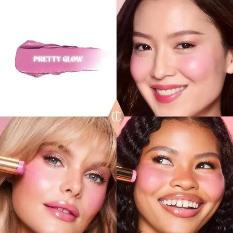 Charlotte Tilbury Setting Powder Compact Lip Gloss Foundation Two-tone Blush Eyeshadow Palette Lightweight Delicate Long-lasting