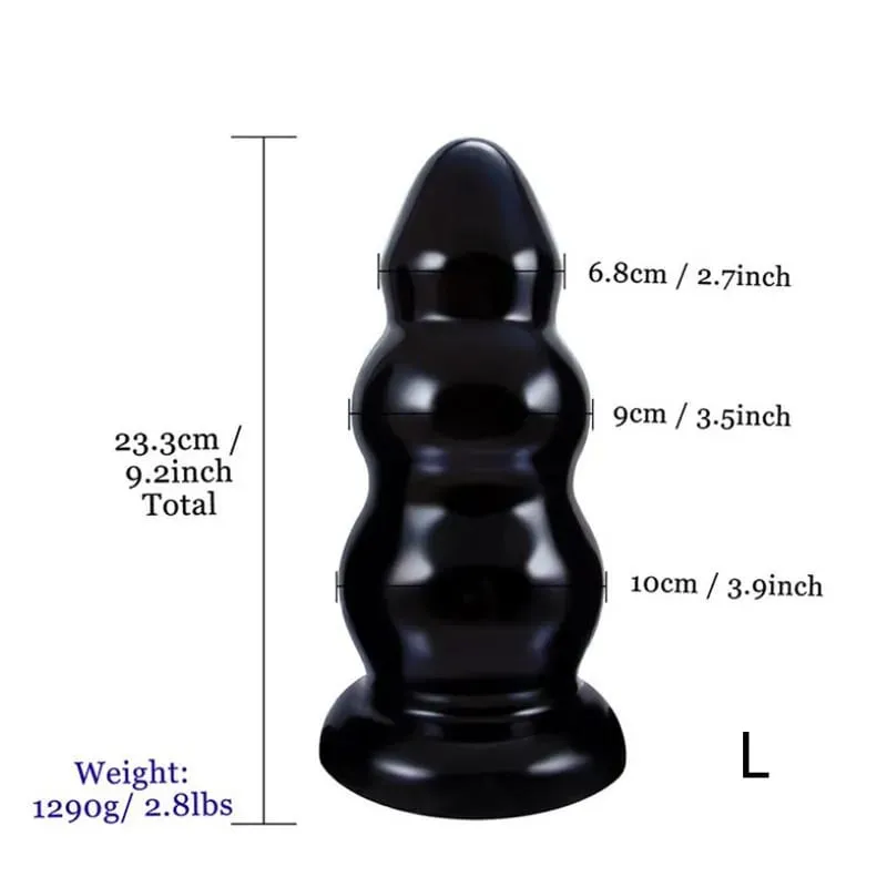 Szuper hatalmas anális dugó nagy dildók ButtPlug végbélnyílás prosztata masszírozó tapadókoronggal női szexjátékok férfi maszturbátor — image 7