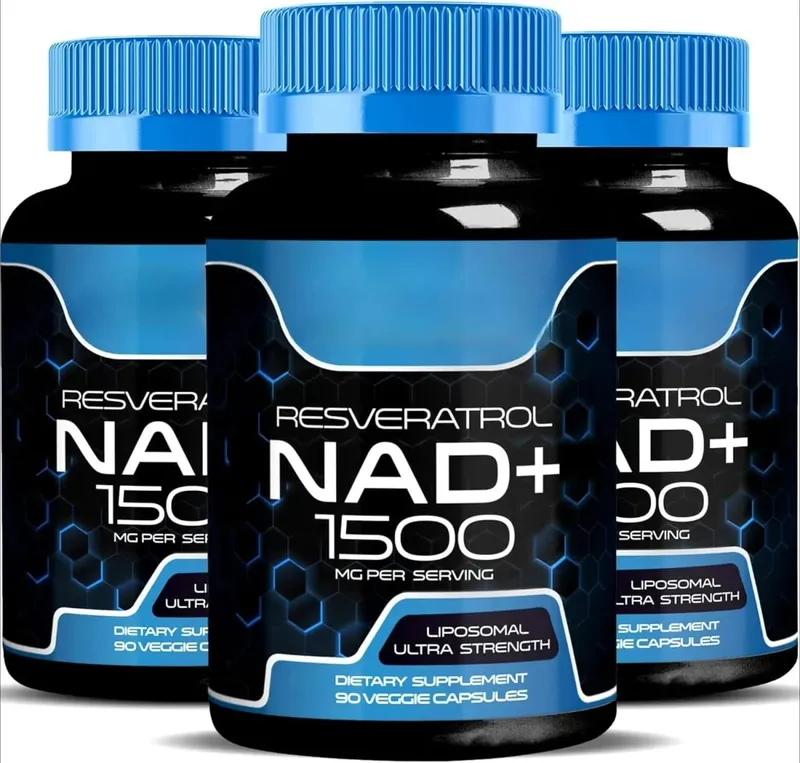 Κάψουλες NAD+ με φυτικό αντιοξειδωτικό συμπλήρωμα ρεσβερατρόλης που υποστηρίζει την ενέργεια των κυττάρων και την αντιγήρανση για γυναίκες άνδρες 90 τεμάχια