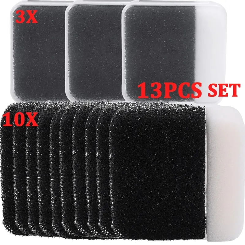 13PCS Makeup Brush Cleaner Sponge Set Portable Dry Eye Shadow Wash Beauty Tools Brushes Cleaning Box Sponge Puff Cleaner women — image 12