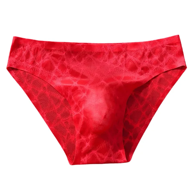 Letter Lace Transparent Men's Underwear Thin Mesh Hollow Out Sexy Male Briefs Medium Low Waist Sexy Triangle Shorts — image 11