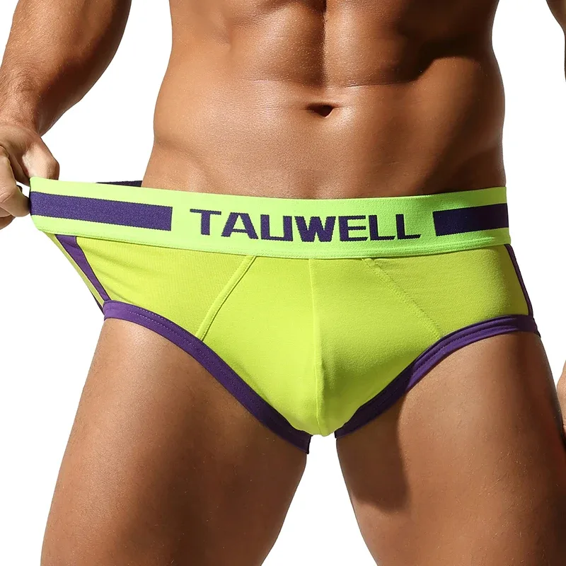 Men's Briefs, Comfortable Cotton, Full Coverage, Sexy Men's Triangle Underwear with Pouch Enhancing Design — image 15