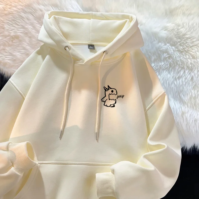 Moletom com capuz masculino primavera outono 2026 marca de moda personalizado monstro impressão top multifuncional casual streetwear — image 8