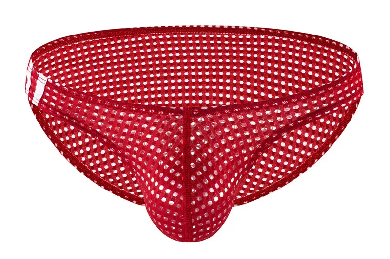 Cuecas masculinas verão respirável buracos roupa interior u convexo fino cintura baixa cuecas masculinas deslizamento calzoncillos — image 22